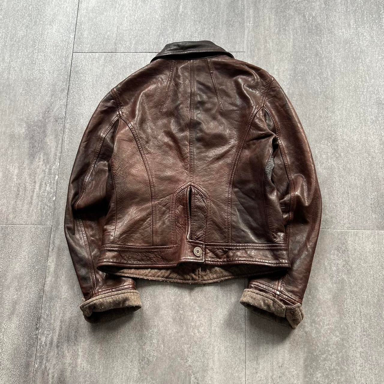 Vintage Leather Jacket | Brown, Brown