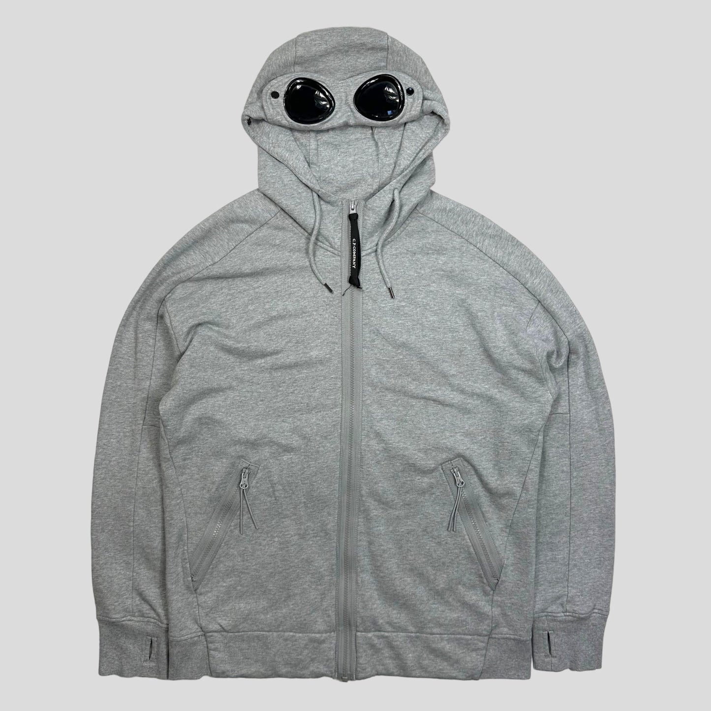 CP Company Goggle Hood Thick Zip-up Hoodie - L