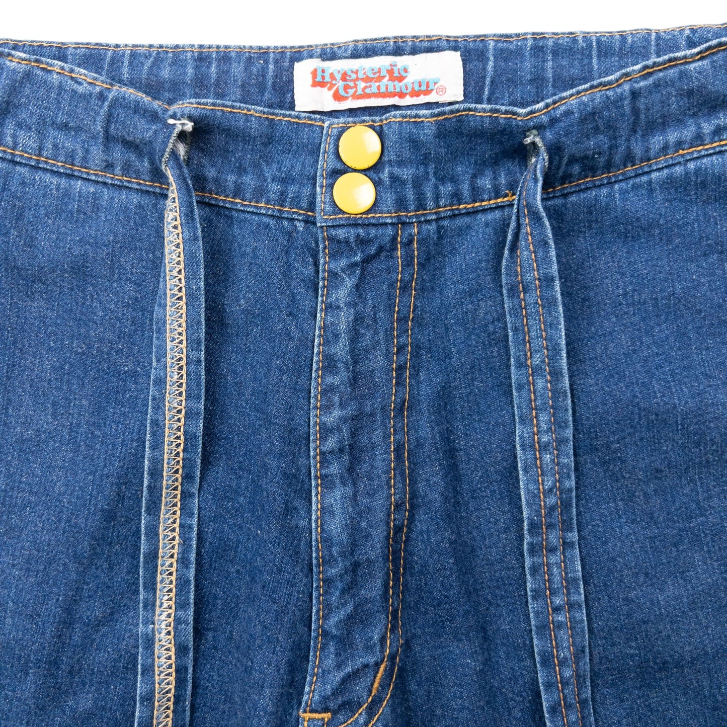 Vintage 90s Hysteric Glamour KITCH! Flared Denim Jeans Womens Size W25 | W25, Blue