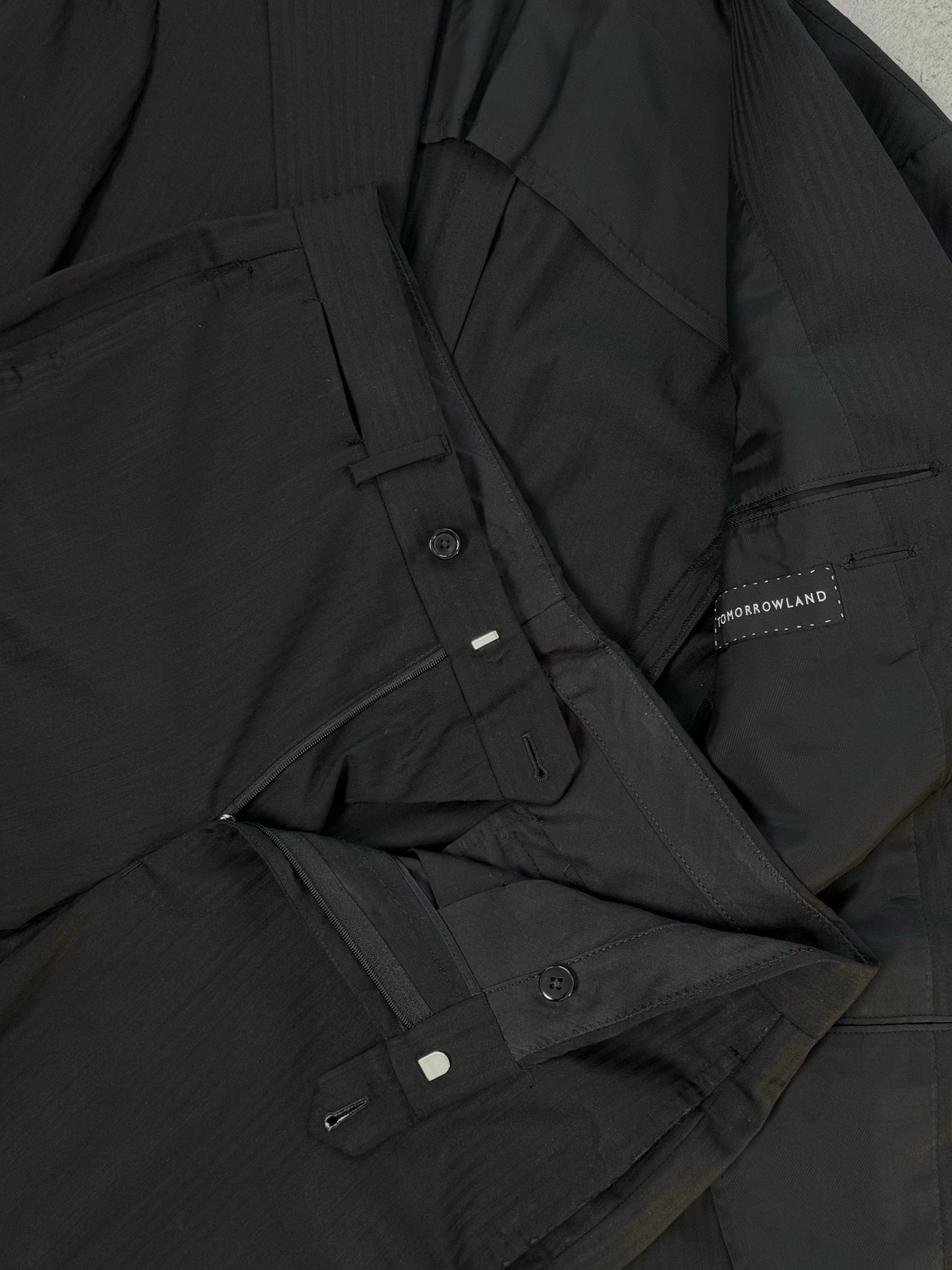Loro Piana x Tomorrowland 2000s Pure Wool Single Breasted Suit - 36S/S
