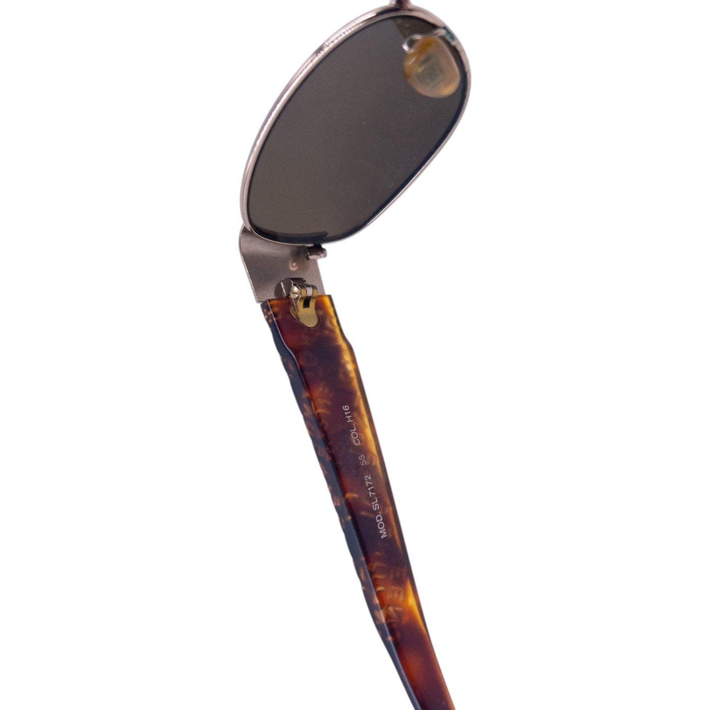 Vintage 90s Fendi Embossed Monogram Tortoise Shell Sunglasses