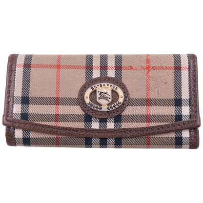 Vintage 90s Burberry Nova Check Key Holder | O/S, Brown