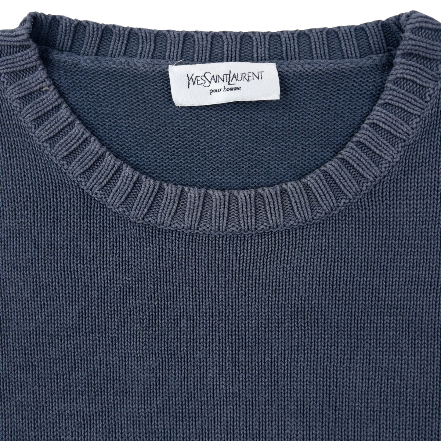 Vintage 2000s YSL Yves Saint Laurent Knit Jumper Size XL | XL, Grey