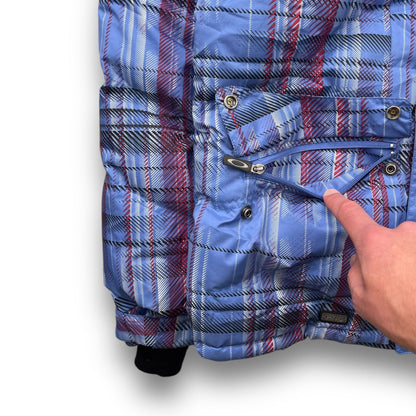 2007 Oakley Plaid Puffer Jacket (M) | Default Title, Multicoloured