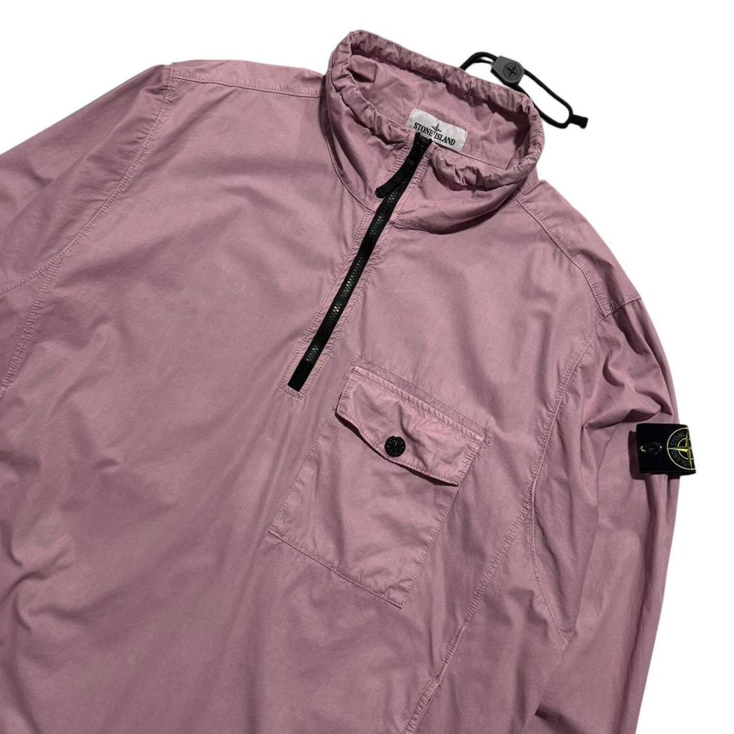 Stone Island Pink Pullover Smock Jacket | XL, Pink