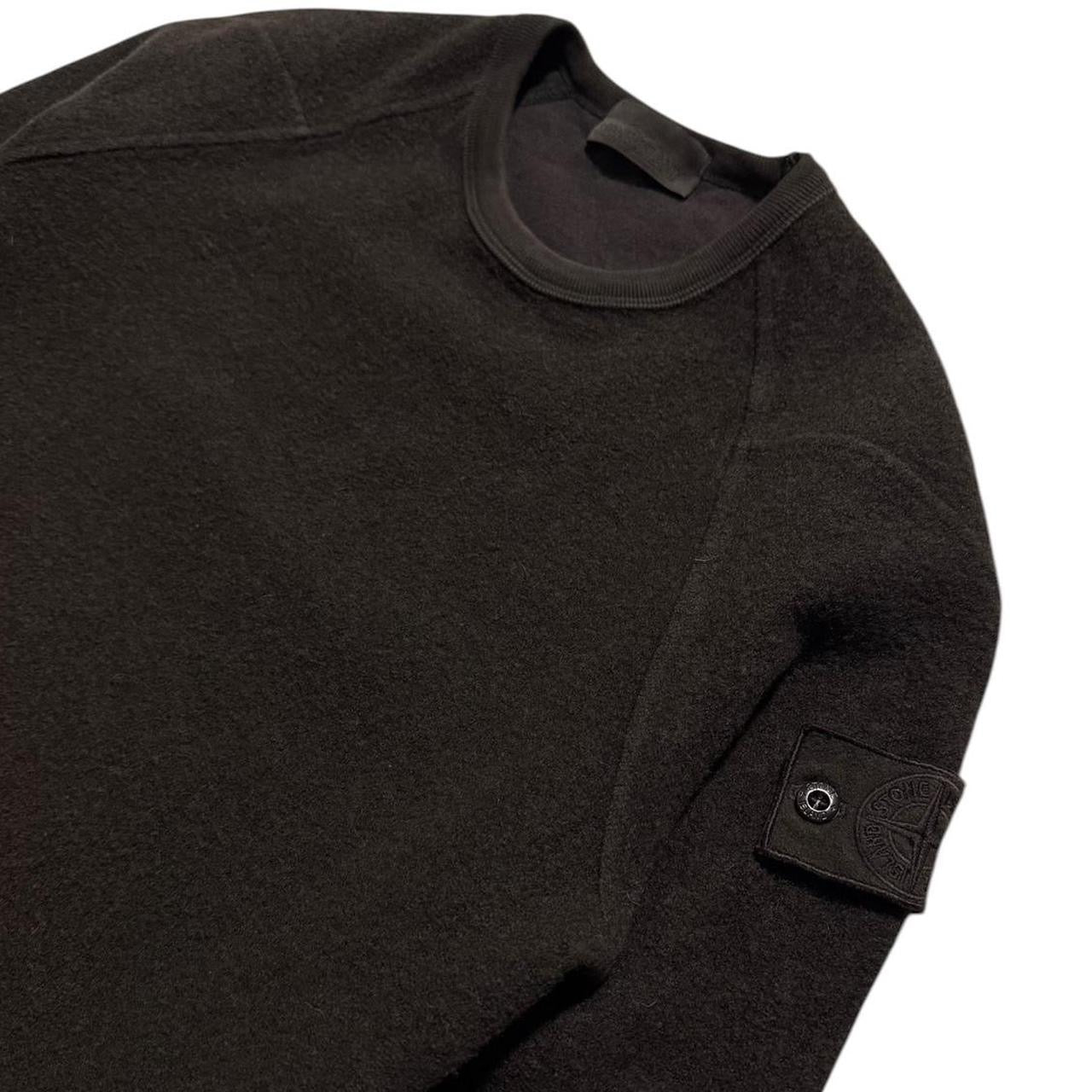 Stone Island Wool Brown Ghost Pullover Crewneck | Small, Brown