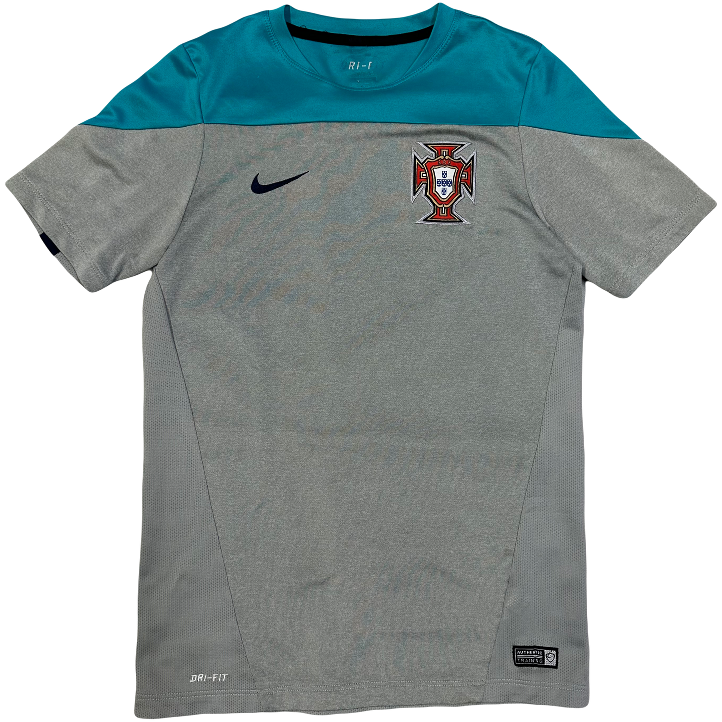 Nike 2014/15 Portugal Training Shirt In Grey ( M )