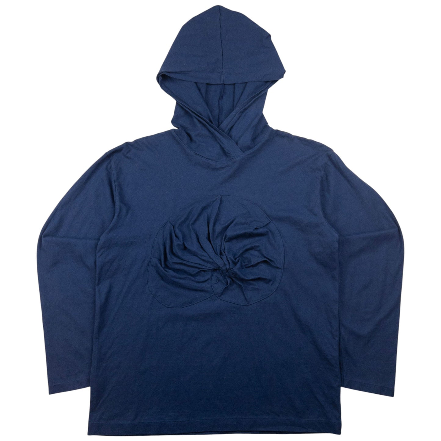 Vintage Issey Miyake Lightweight Ruched Shell Hoodie Womens Size S