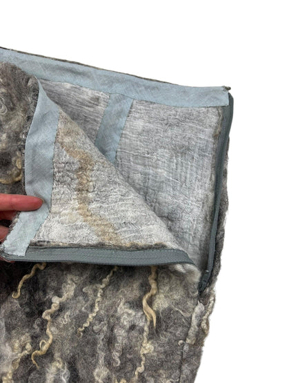 Handmade Avant Garde felt skirt