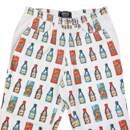 Vintage 90s Versace Jeans Couture Perfume Bottle Trousers Size W31