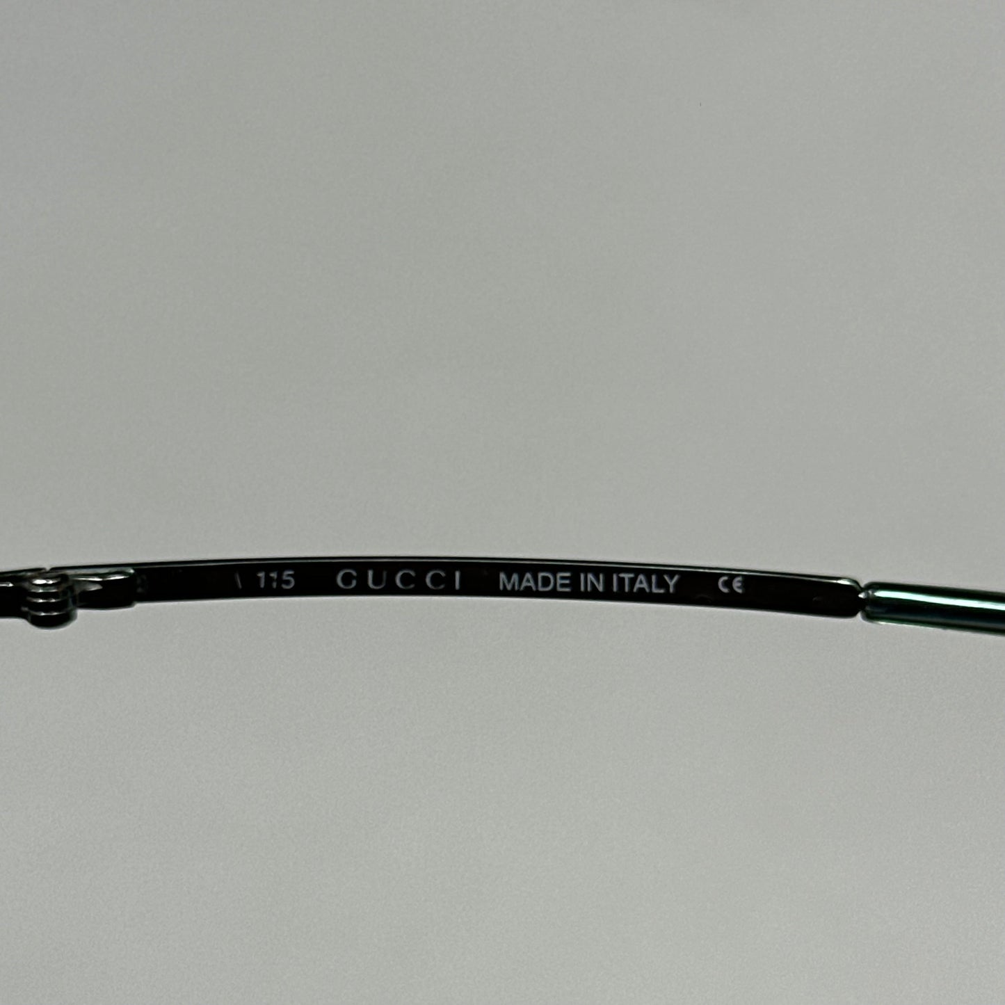 Gucci 00’s Gradient Half Frame Shield Sunglasses | O/S, Blue