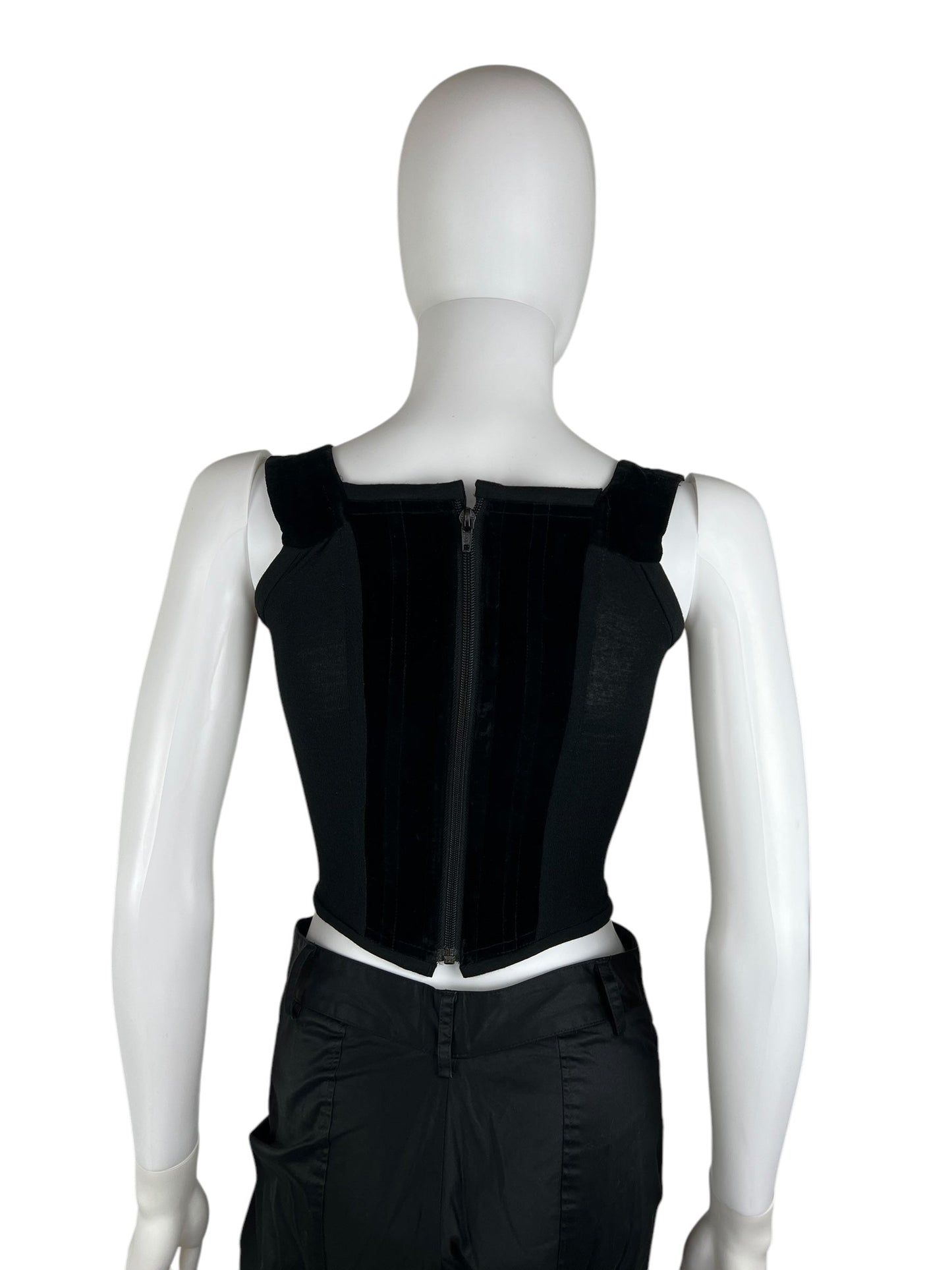 Vivienne Westwood A/W 1991 velvet corset | Black, Black