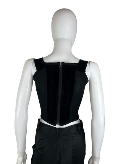 Vivienne Westwood A/W 1991 velvet corset | Black, Black