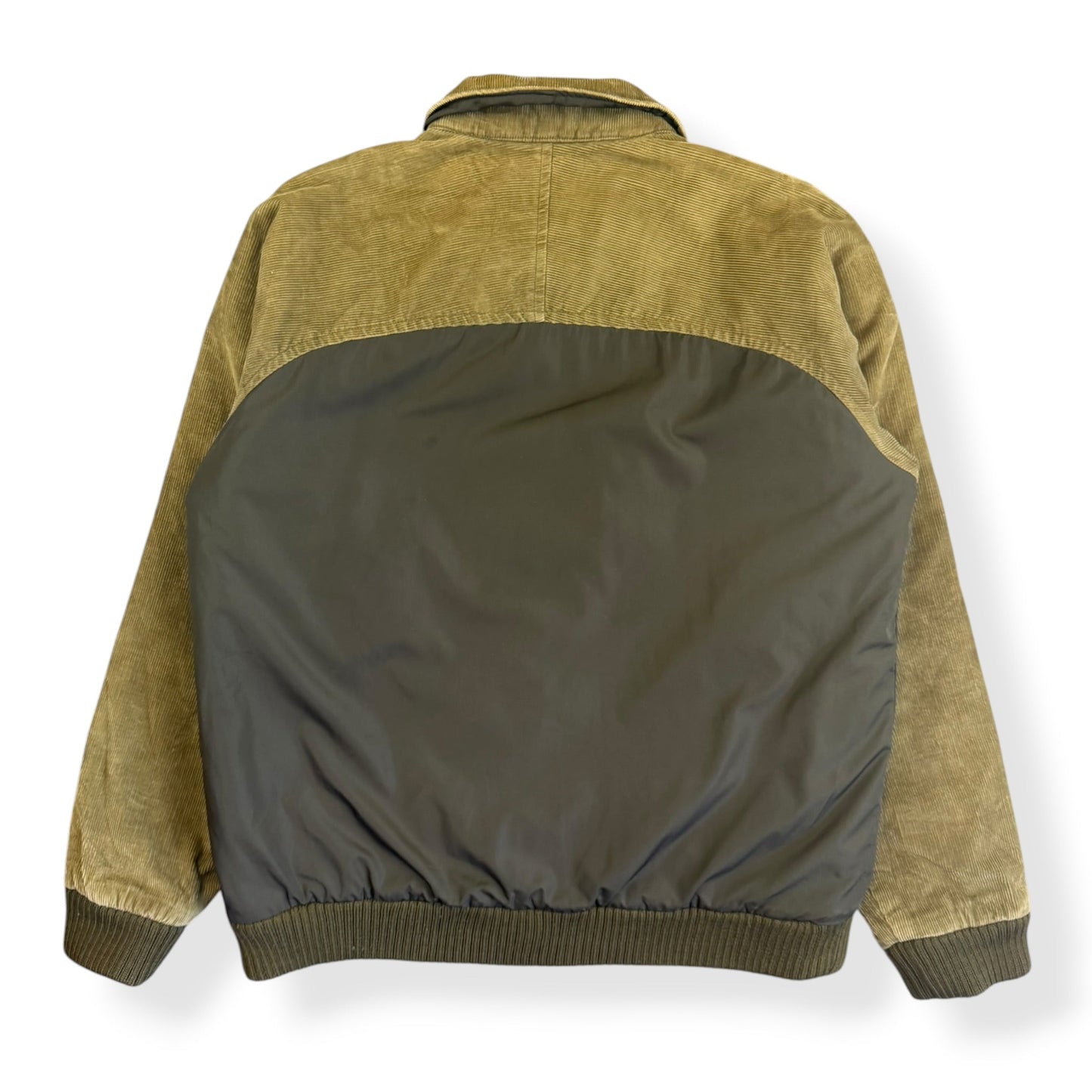 2000's Stussy Corduroy/Nylon Panelled Jacket (M) | Medium, Green