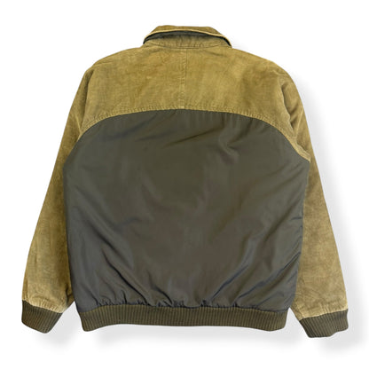 2000's Stussy Corduroy/Nylon Panelled Jacket (M) | Medium, Green