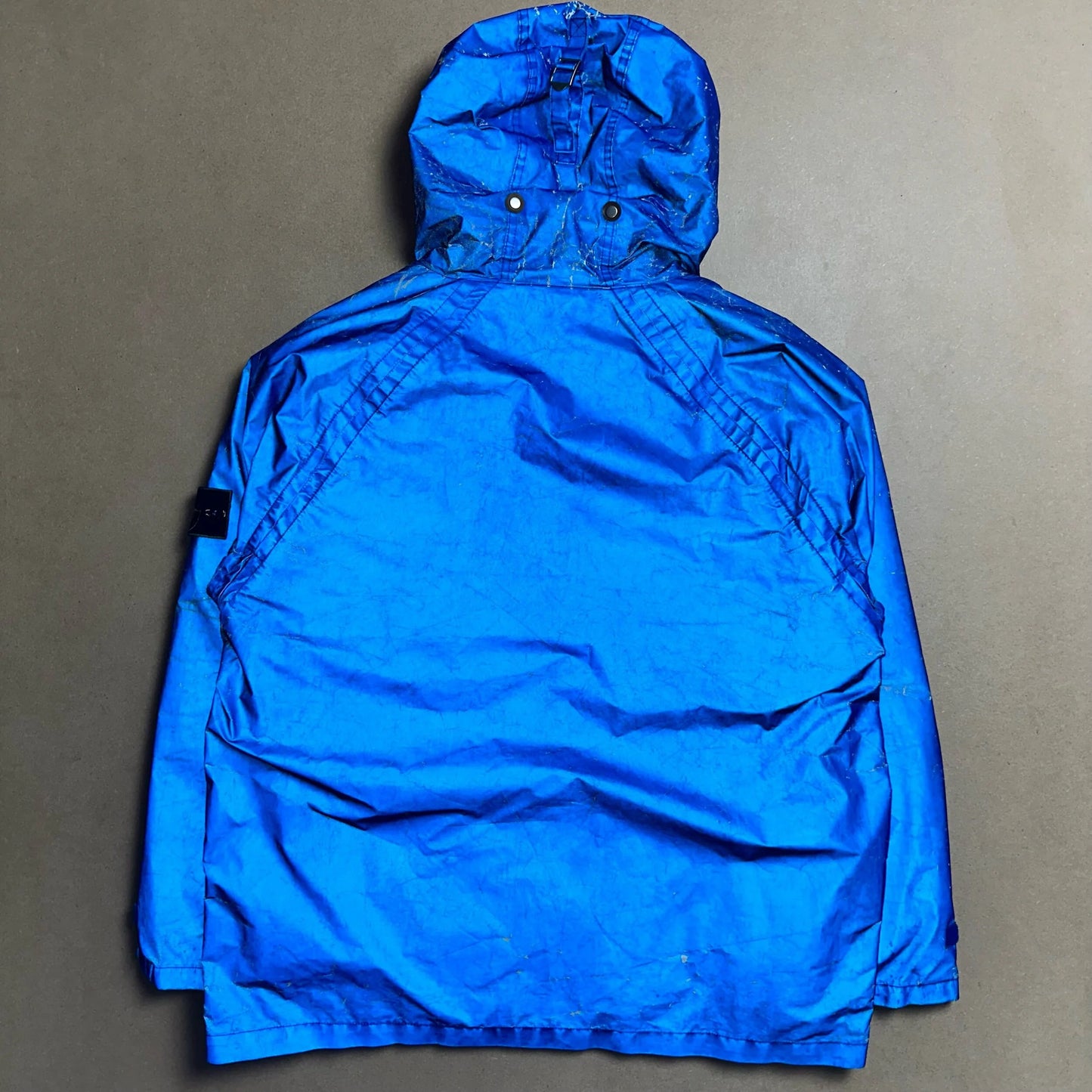 A/W1992 Balaclava Azure Blue Reflective Parka