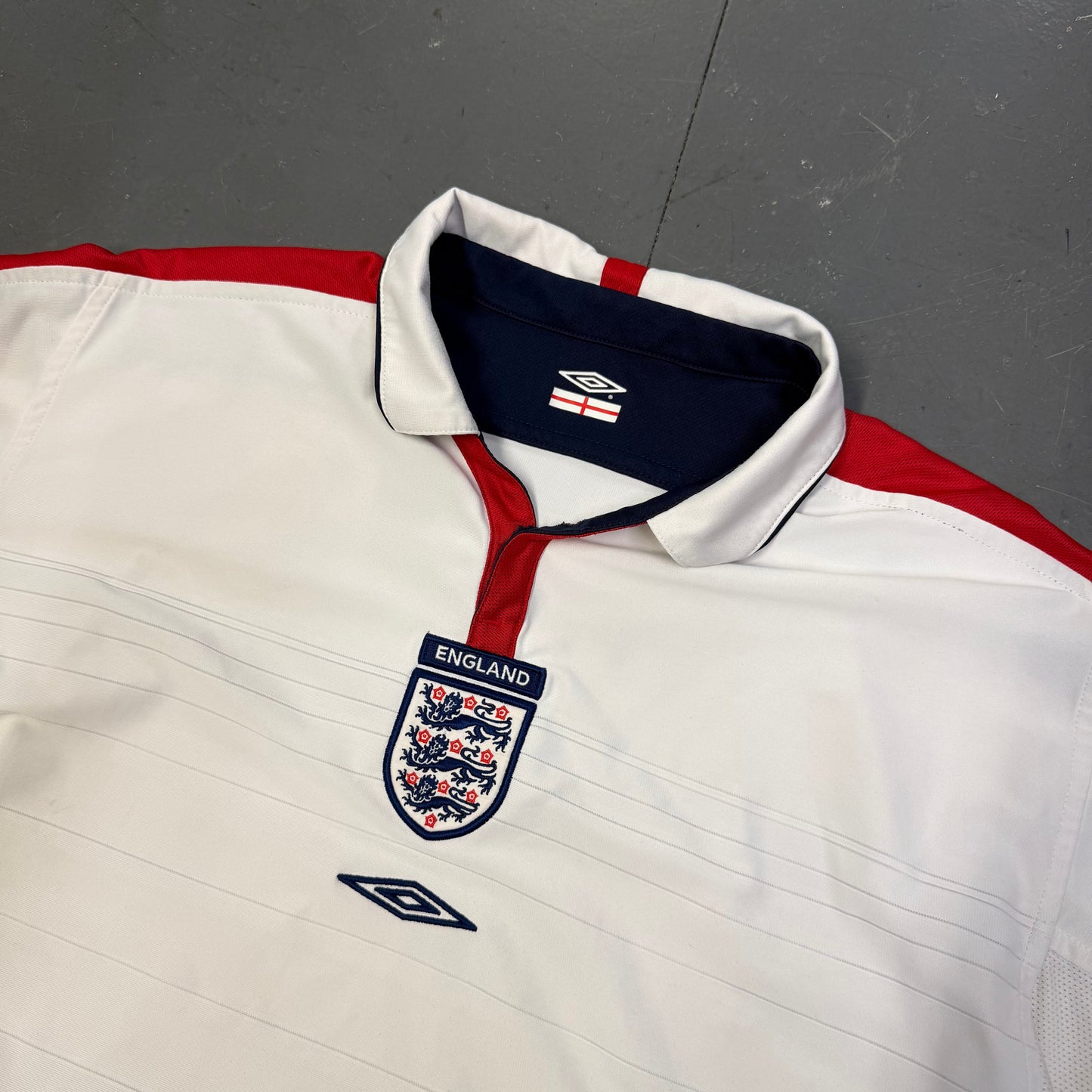 Umbro 2003/05 England Shirt In White (L) | Large, White