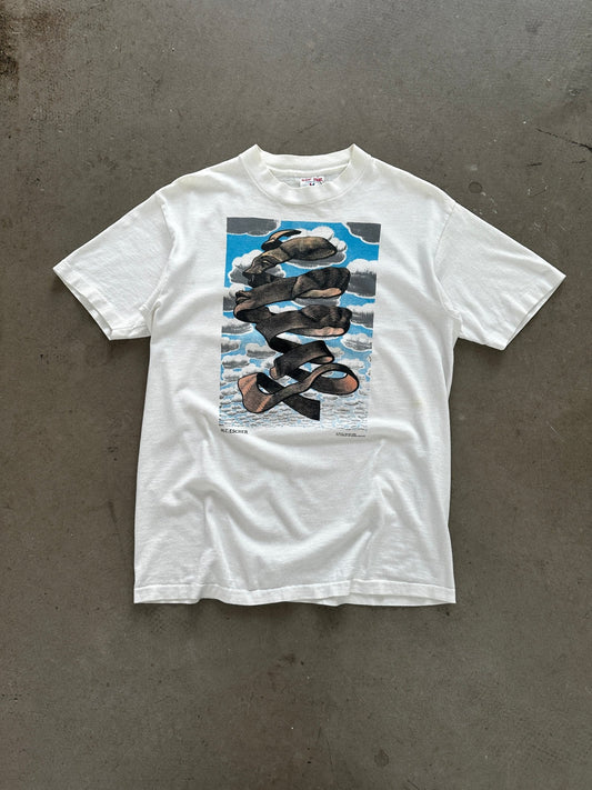 1990 M.C. Escher Rind T-Shirt - M | Default Title, Red