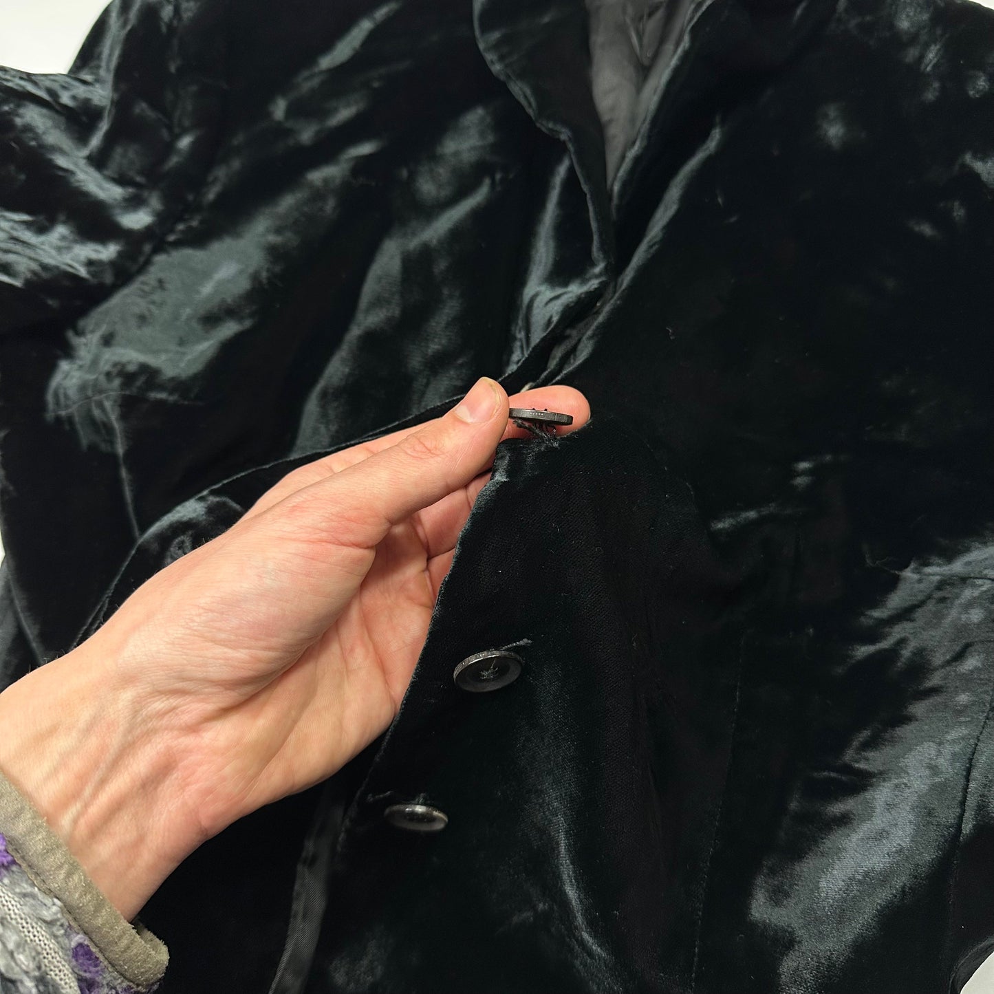 Gucci by Tom Ford 1999 Velour Velvet Runway Jacket - IT46 (UK10) | Default Title, Black