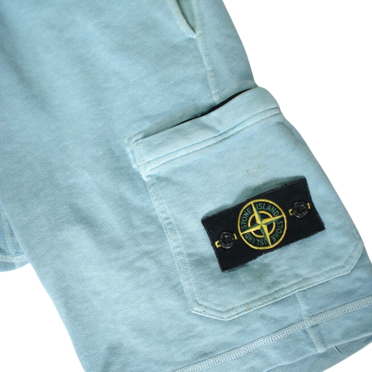 STONE ISLAND BABY BLUE SHORTS