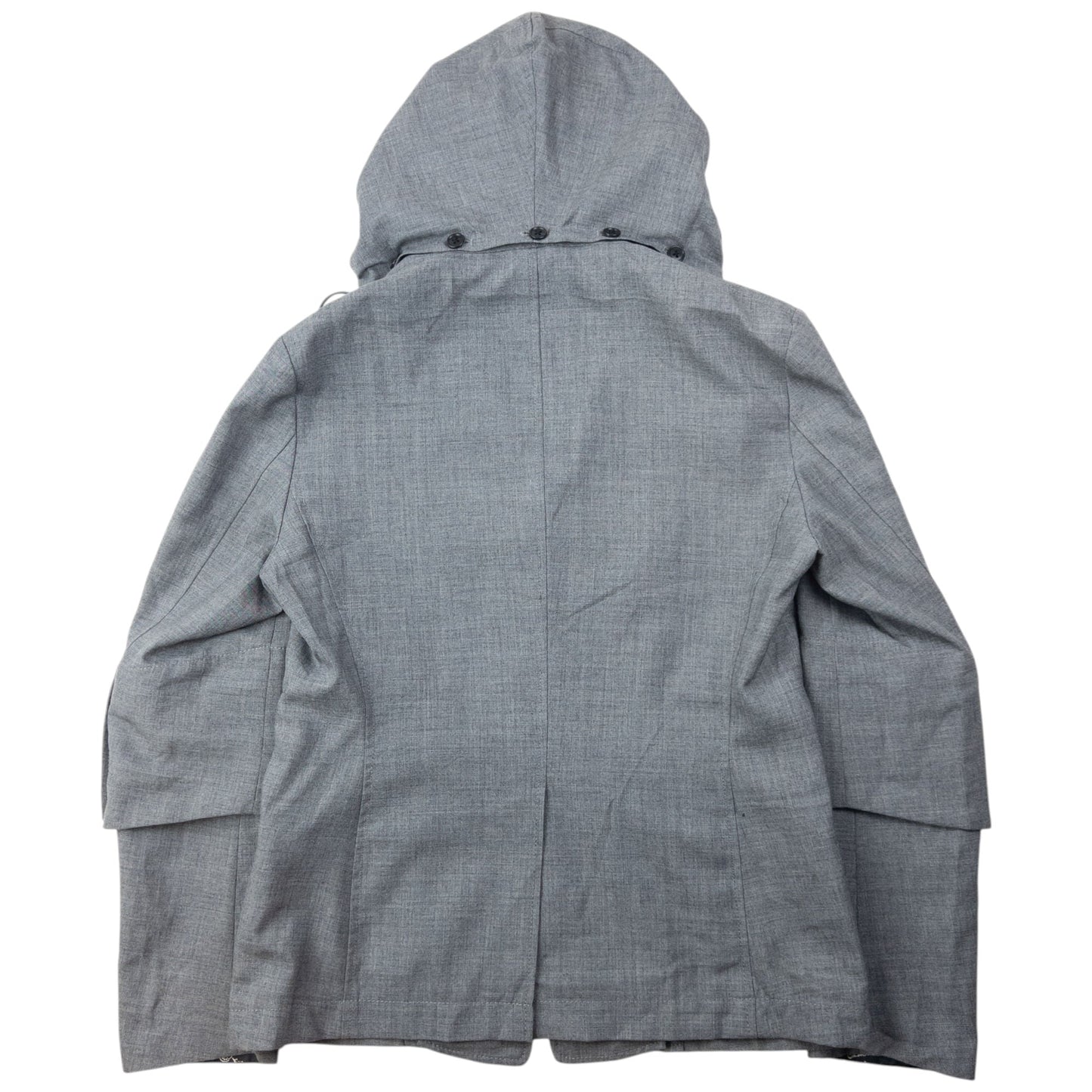 Vintage 2000s PPFM Layered Convertible Jacket Size S | Small, Grey