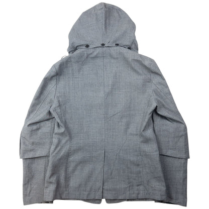 Vintage 2000s PPFM Layered Convertible Jacket Size S | Small, Grey