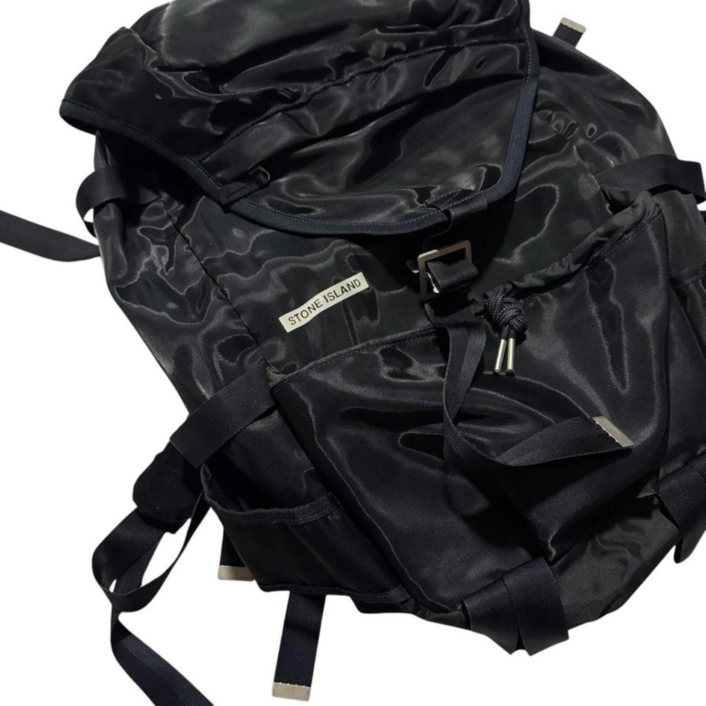 Stone Island S/S 2000 Nylon Backpack | O/S, Black
