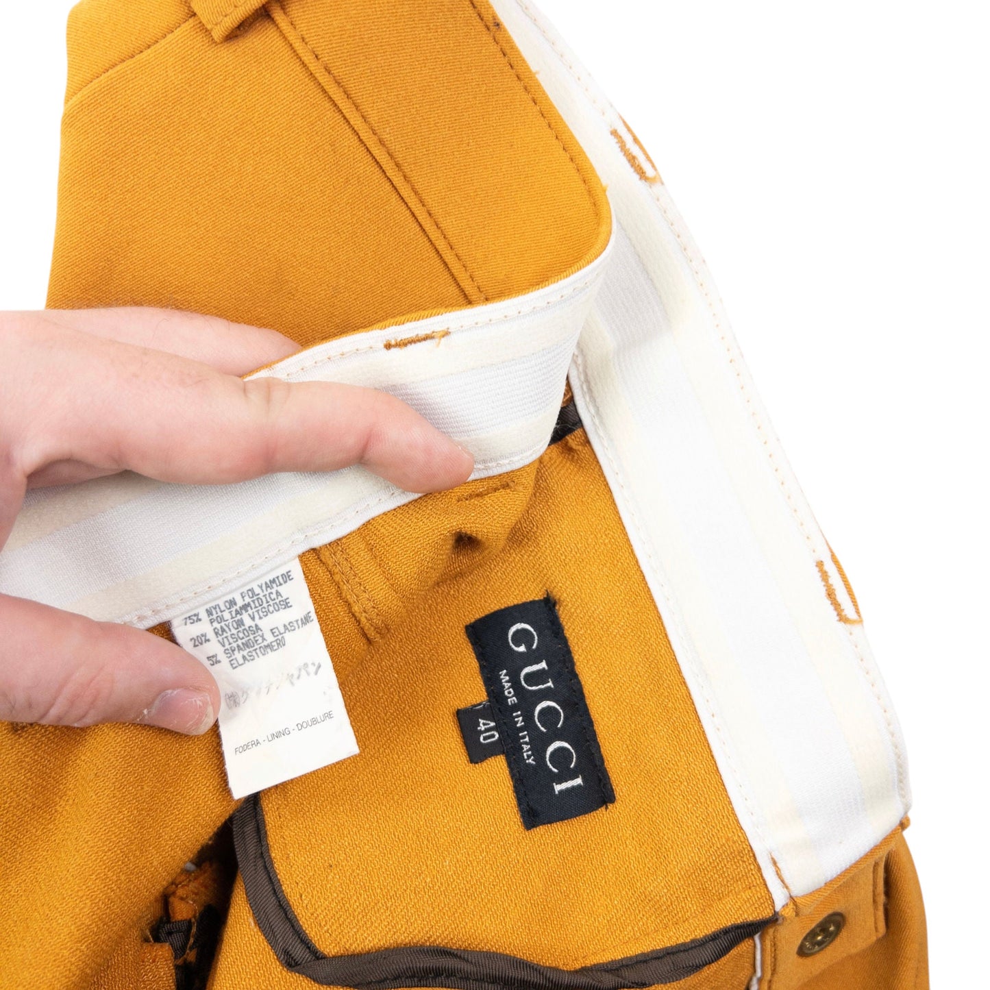 Vintage 90s Gucci By Tom Ford Equestrian Trousers Womens Size W24 | XS, Tan