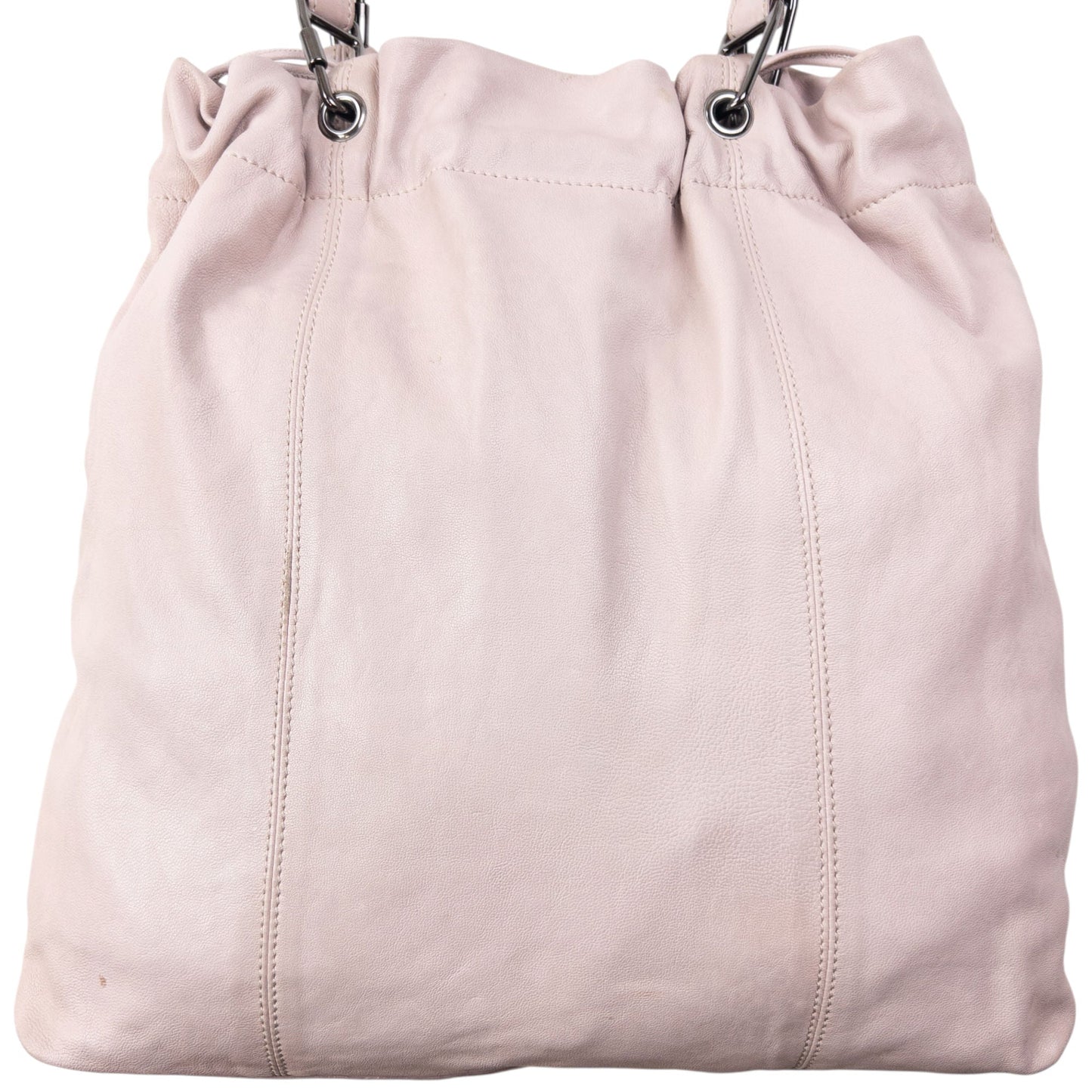 Vintage 2000s Burberry Leather Bucket Shoulder Bag | O/S, Pink