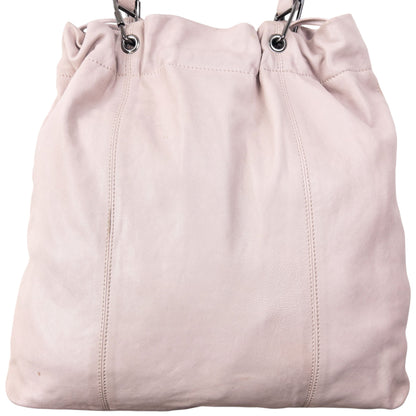 Vintage 2000s Burberry Leather Bucket Shoulder Bag | O/S, Pink