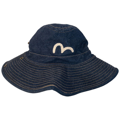 Vintage 2000s Evisu Gull Japanese Denim Hat | O/S, Multicoloured