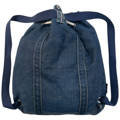 Vintage 90s Hysteric Glamour Denim Bucket Backpack | O/S, Blue