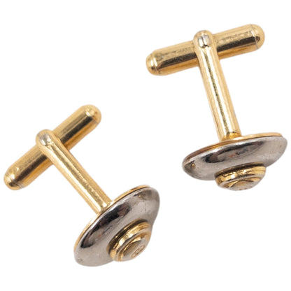 Vintage 90s Gucci Embossed Cufflinks | O/S, Multicoloured