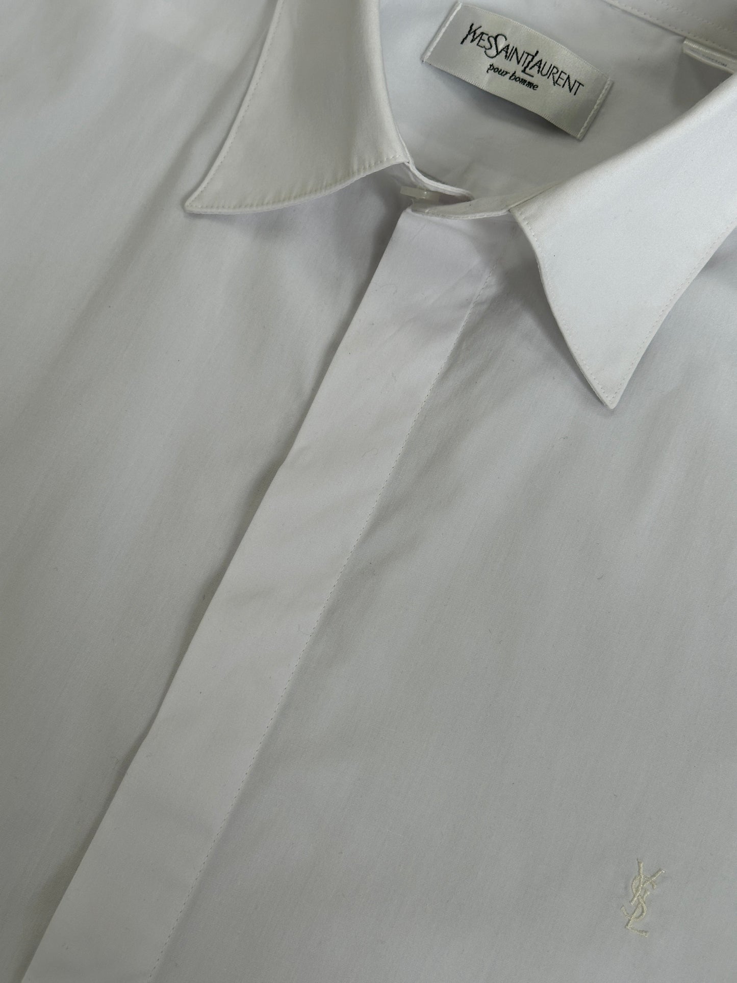 Yves Saint Laurent Pour Homme 2000s Short Sleeve Shirt - L