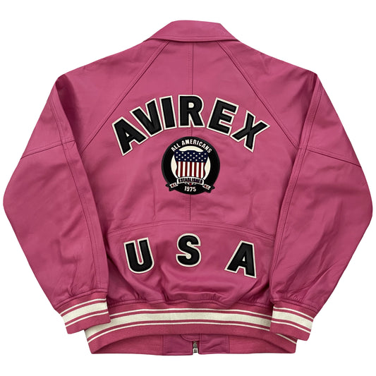 Avirex Icon Leather Varsity Jacket - L