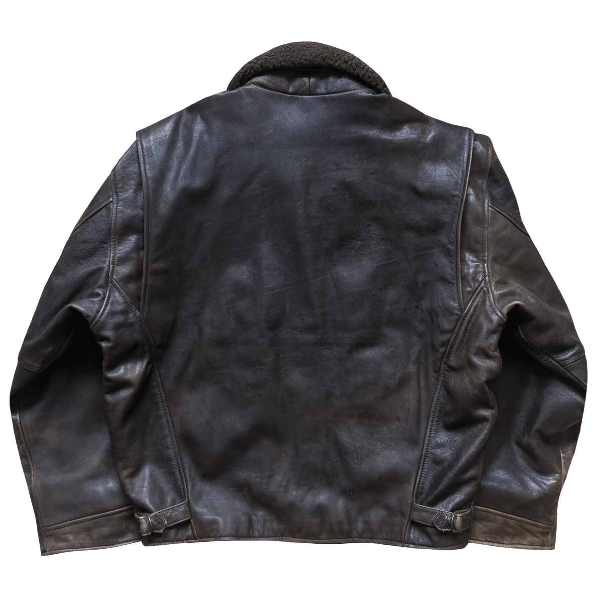 Avirex 1980's G-1 Heavyweight Leather Flight Jacket - M / L | Medium, Brown