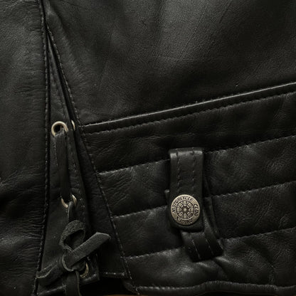 Avirex Leather Biker Jacket - L