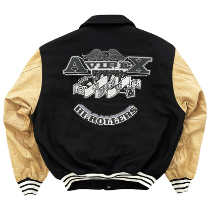 Avirex Wool & Leather Varsity Jacket - Known Source