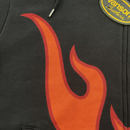 Vanson Leathers Flame Hoodie - Known Source