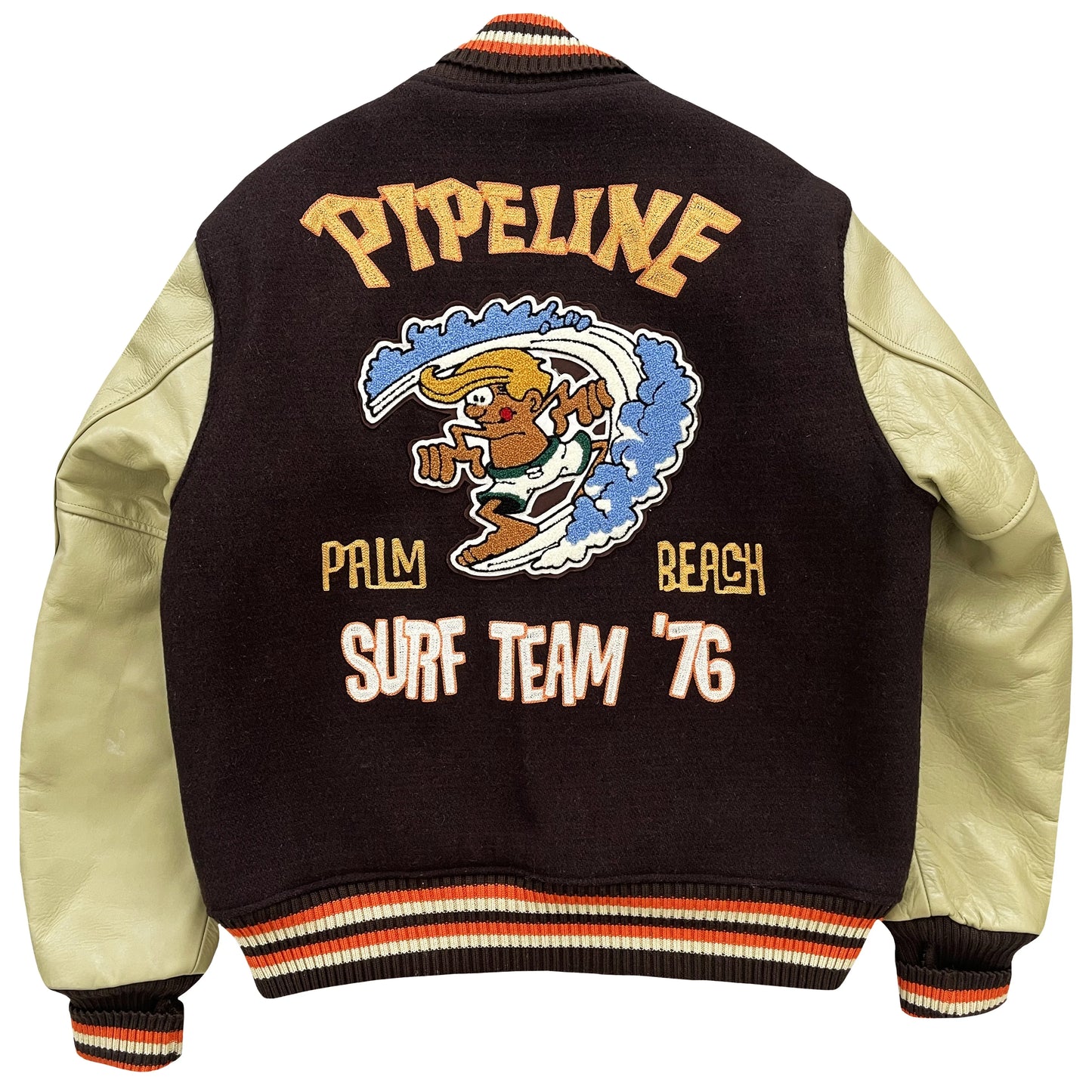 Whitesville 'Surfs Up' Varsity Jacket - Size XL