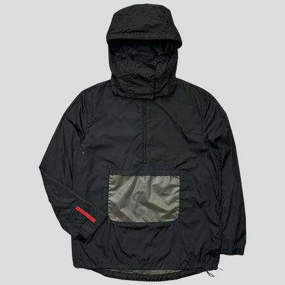 Prada Sport SS99 Latex Pocket Nylon Pullover Jacket - IT40 | Default Title, Black