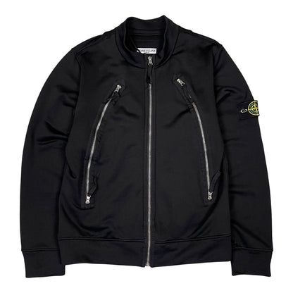 Vintage Stone Island Tactical Zip Pockets Track Top, Size Large | O/S, Black