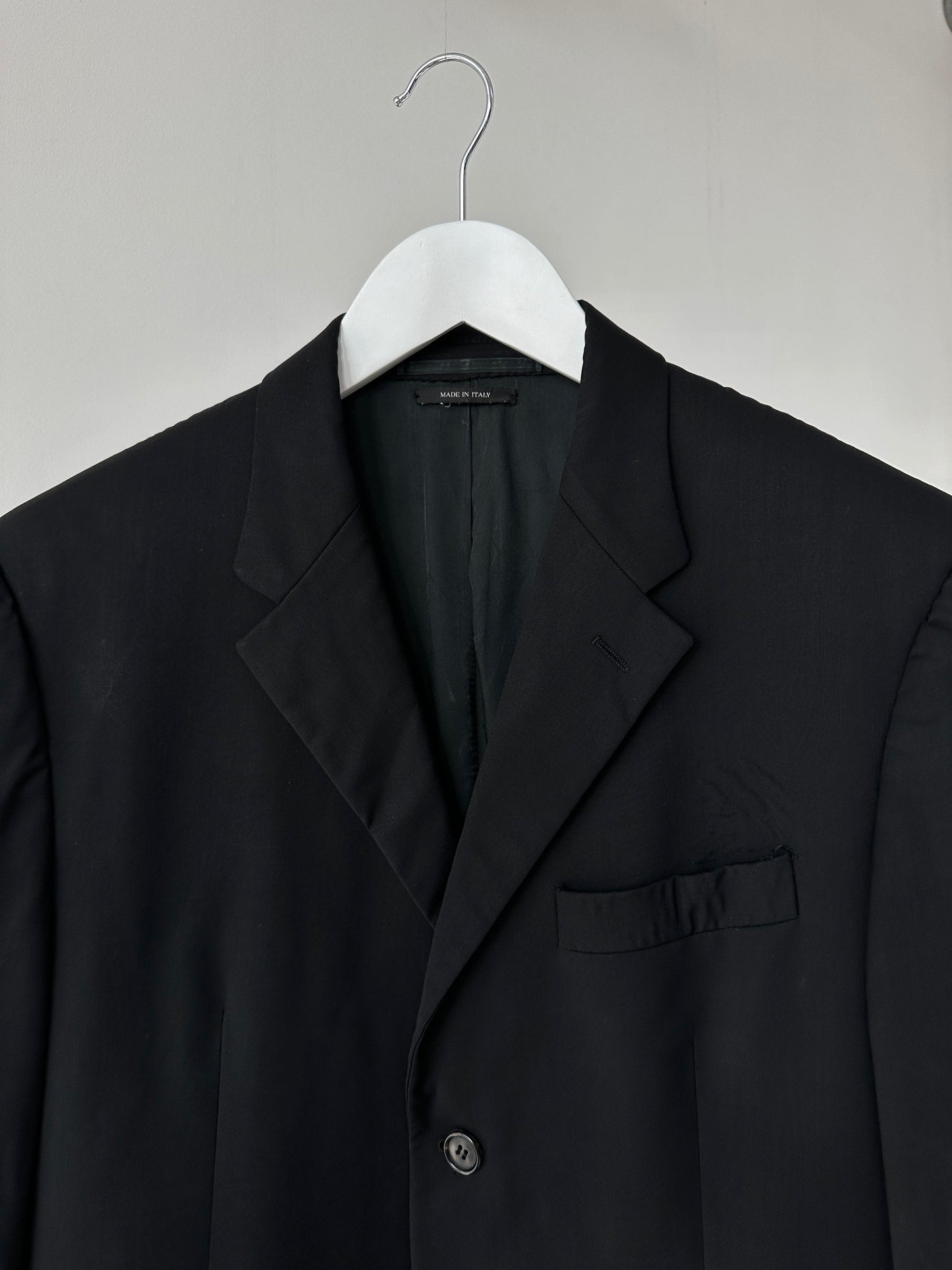 Prada Virgin Wool Mid Rise Single Breasted Suit - 40L/W28