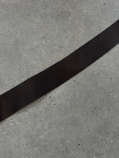 Vintage 1990s Chunky Leather Belt - W34-36