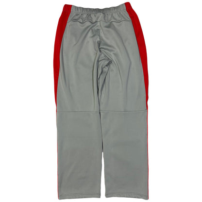 Nike 2000s Nylon Tracksuit In Grey & Red ( M / L )