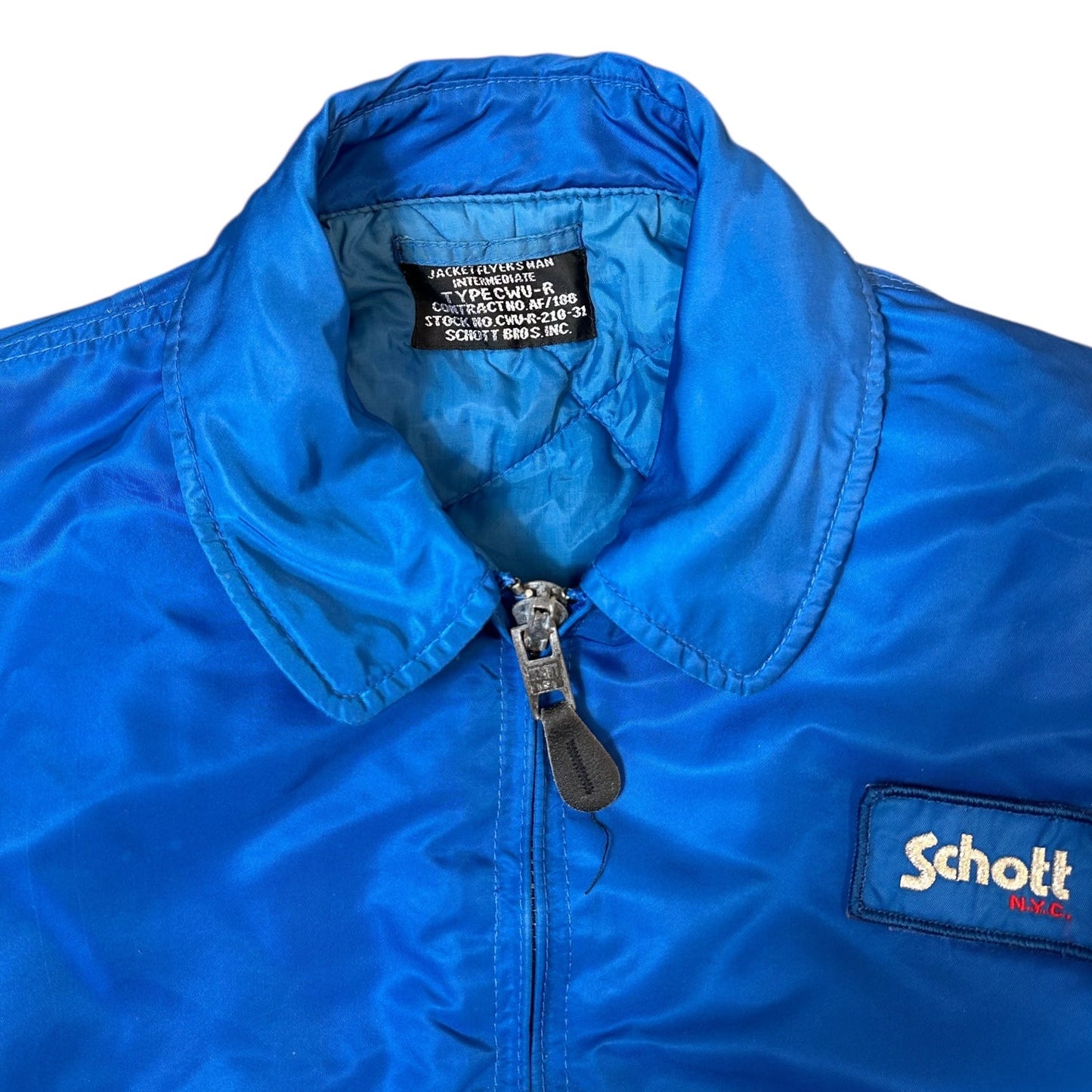 Schott CWU-R Blue Flight Jacket