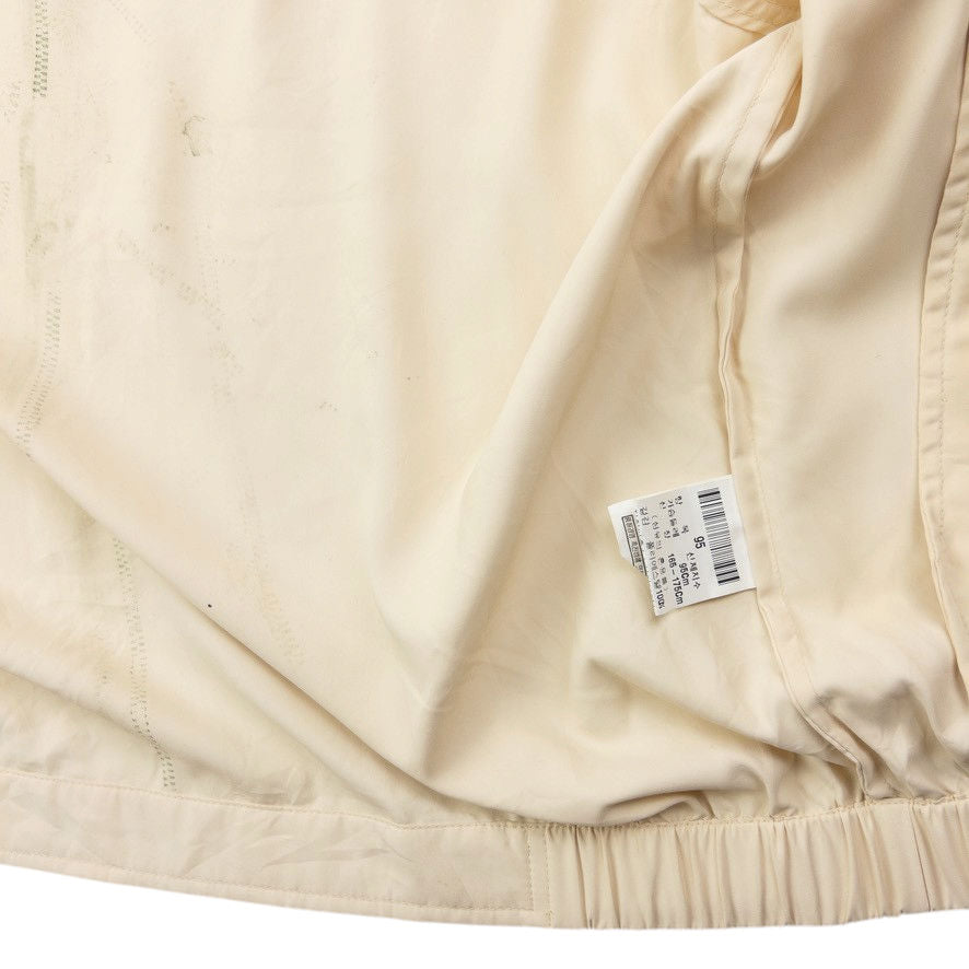 Vintage 90s YSL Yves Saint Laurent Harrington Jacket Size S | Small, Cream