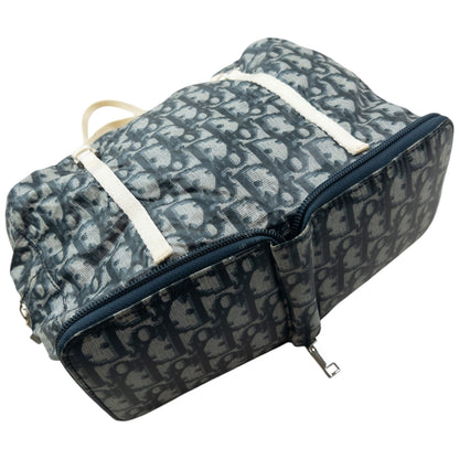 Vintage 2000s Dior Monogram Foldable Handbag | O/S, Blue