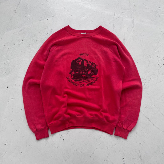1970s red graphic crewneck | Red, Red