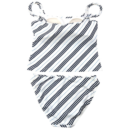 Vintage 2000s Burberry Nova Stripe Tankini Set Womens Size M | Medium, Multicoloured